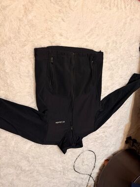 Columbia Black Zip-Up Fleece Jacket